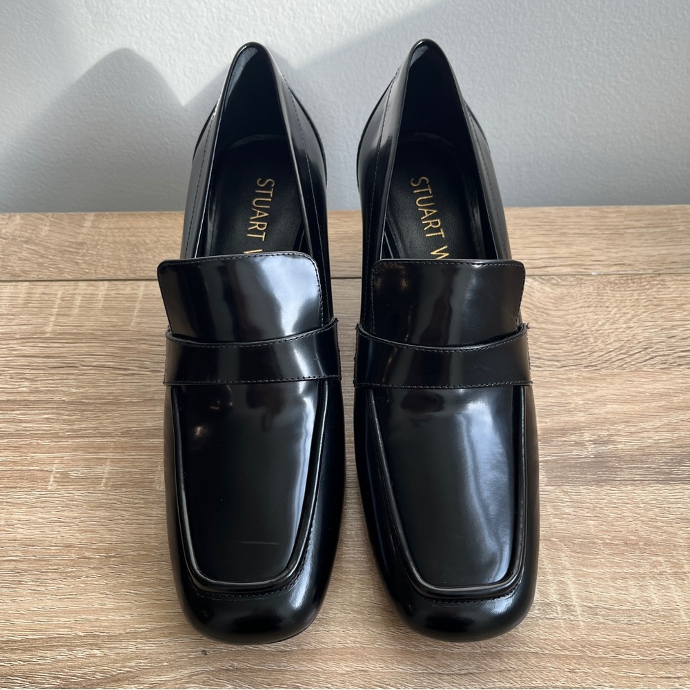 STUART WEITZMAN Black Loafers 7.5 NEW with TAGS Sleek 60 - Picture 9 of 15
